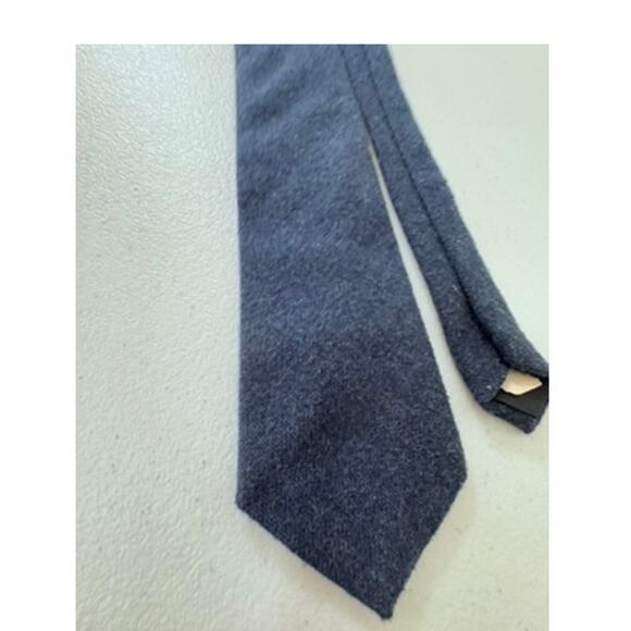"ETIENNE AIGNER" Vintage Wool Blue Mens Tie 57" Made in USA Old Money Preppy - Picture 7 of 7